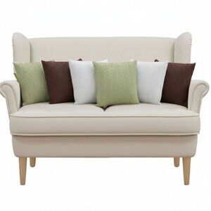 SOGA 6PC 45cm Cable Knit Pure & Luxury Decorative Pillowcase Set 45cm Covers